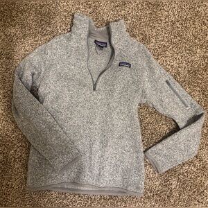 Patagonia Heather Gray Fleece Pullover